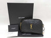 Yves Saint Laurent 733667 Gaby Chain Shoulder Bag in Quilted Leather and Black