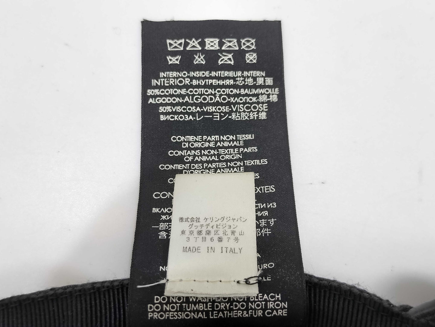 GUCCI GG Canvas Cap with Side Shelly, Black Other Apparel