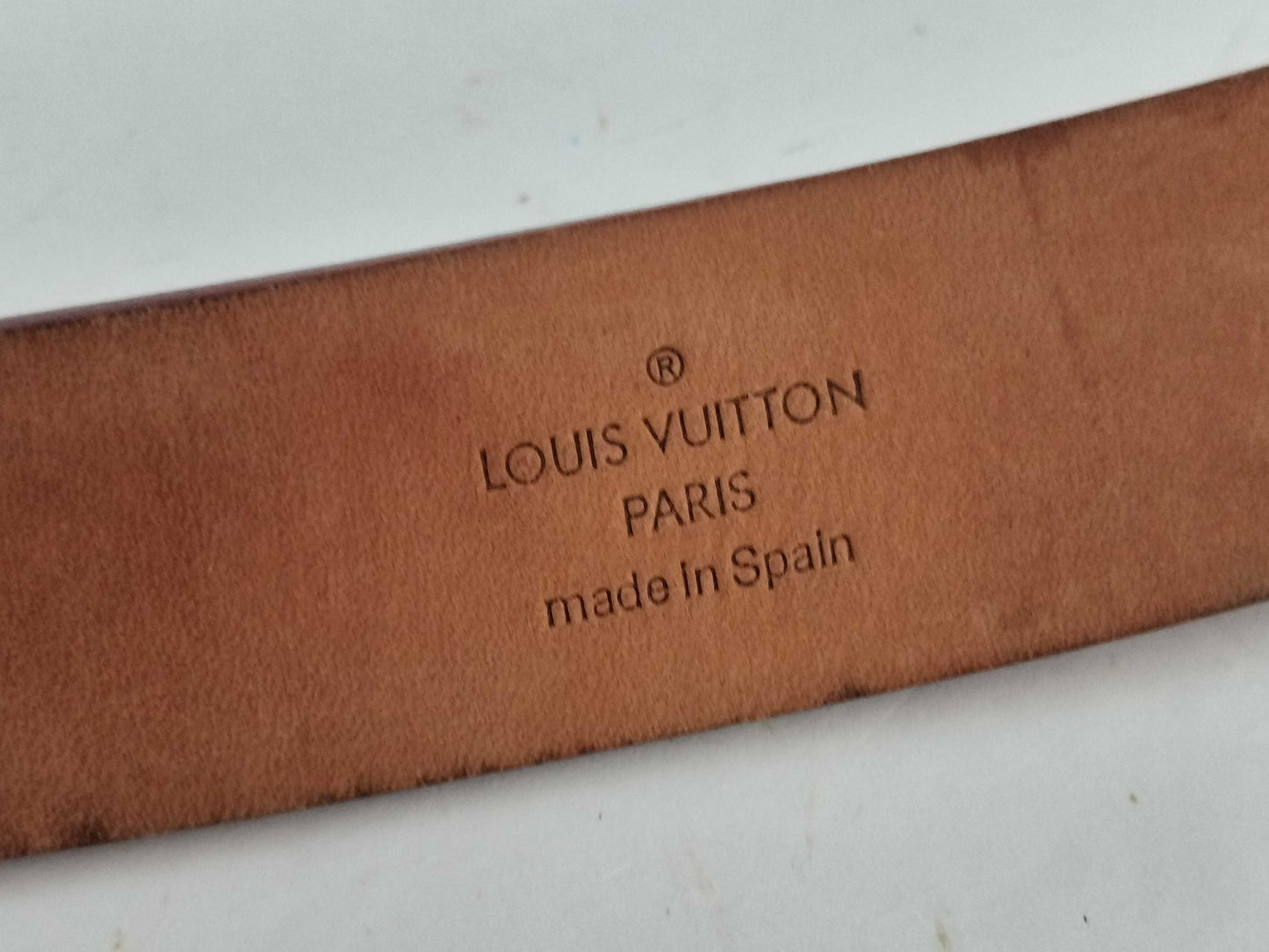 LOUIS VUITTON LB1004 Monogram Multicolore Monogram Multi Santur Belt White Belt
