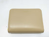 Yves Saint Laurent Paris Logo Bifold Wallet in Beige Leather