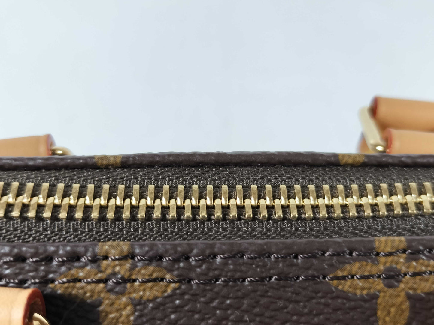LOUIS VUITTON RFID verification failed. TN2255 Monogram Louis Vuitton M81085 Nano Speedy Monogram Handbag.