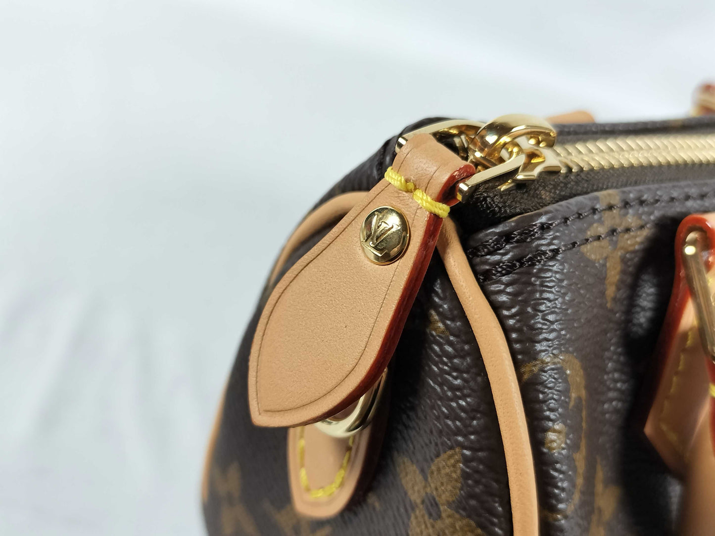 LOUIS VUITTON RFID verification failed. TN2255 Monogram Louis Vuitton M81085 Nano Speedy Monogram Handbag.
