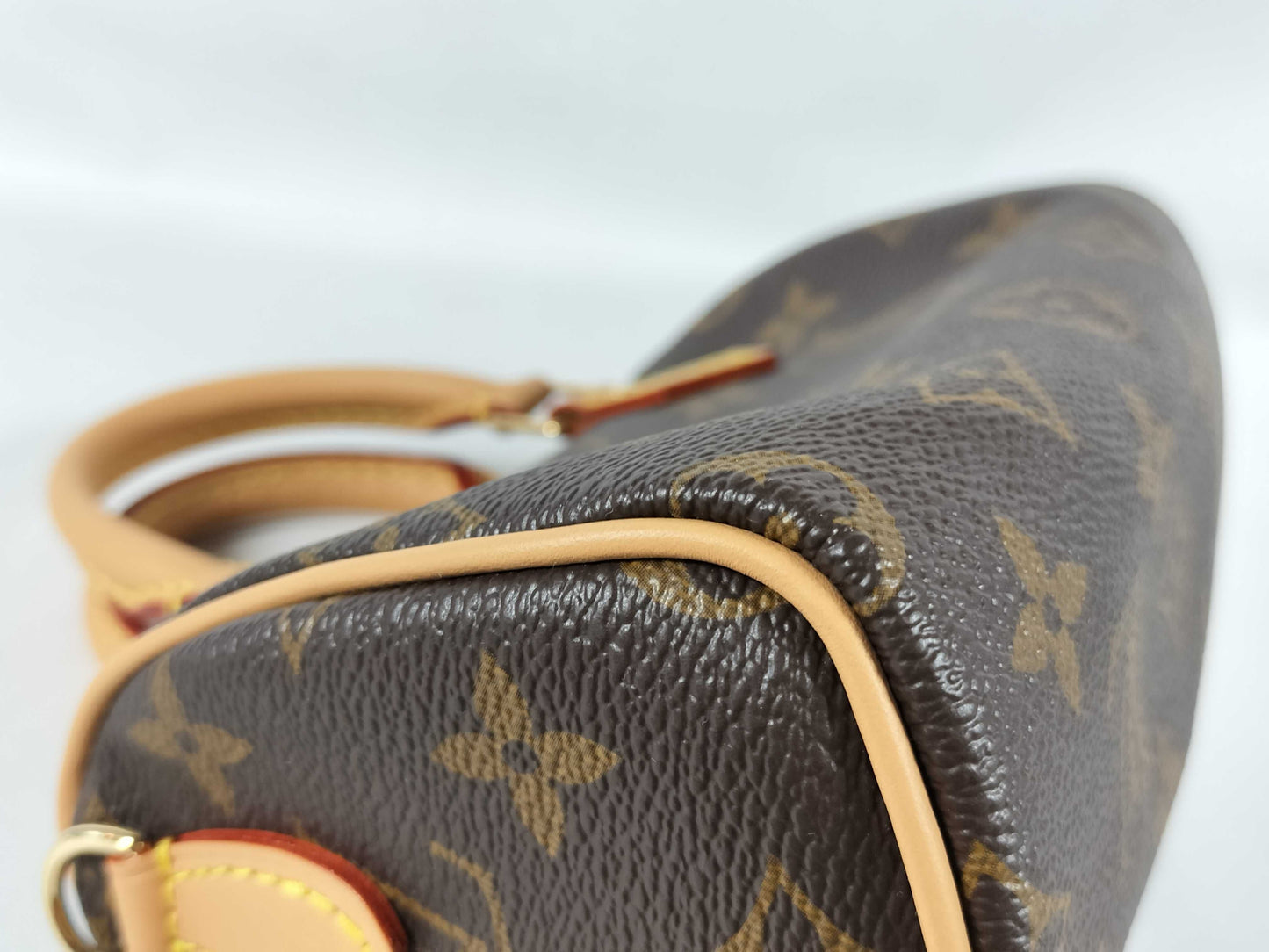 LOUIS VUITTON RFID verification failed. TN2255 Monogram Louis Vuitton M81085 Nano Speedy Monogram Handbag.