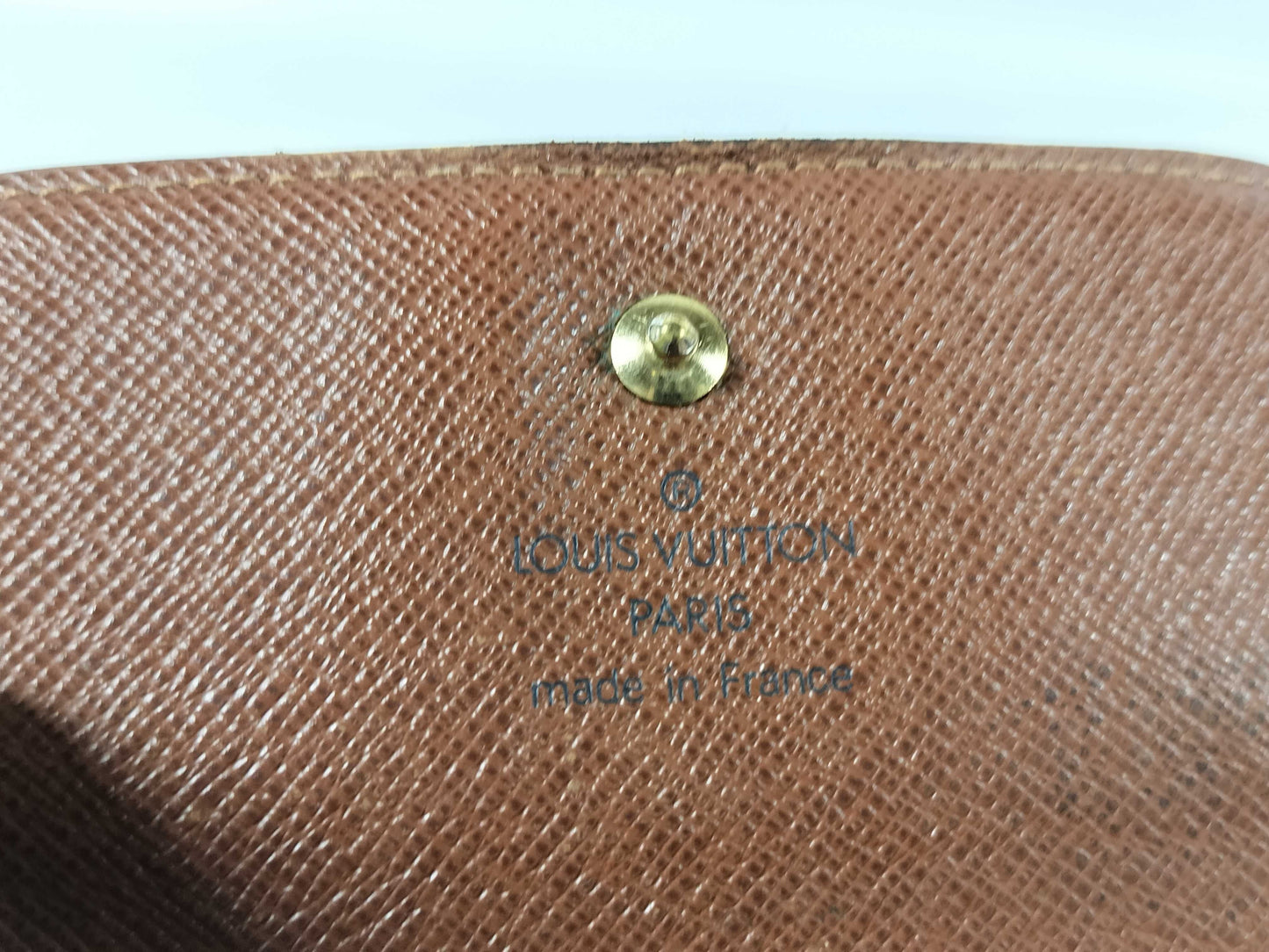 LOUIS VUITTON SP0053 Monogram Louis Vuitton Double Hook Wallet with Initials