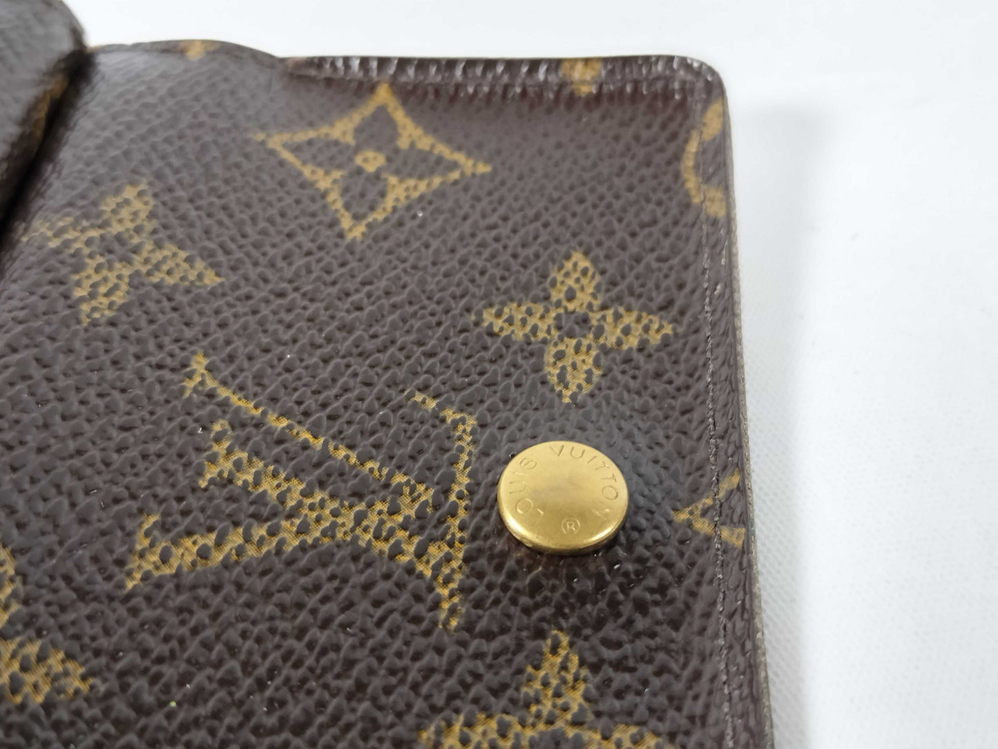 LOUIS VUITTON SP0053 Monogram Louis Vuitton Double Hook Wallet with Initials