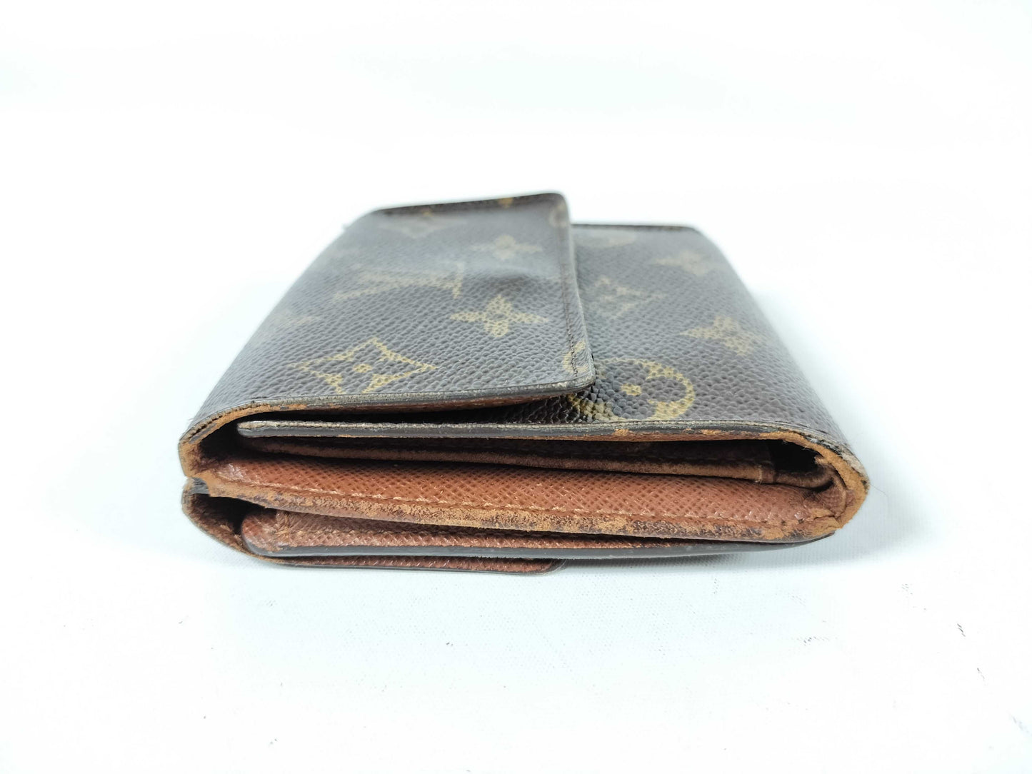 LOUIS VUITTON SP0053 Monogram Louis Vuitton Double Hook Wallet with Initials