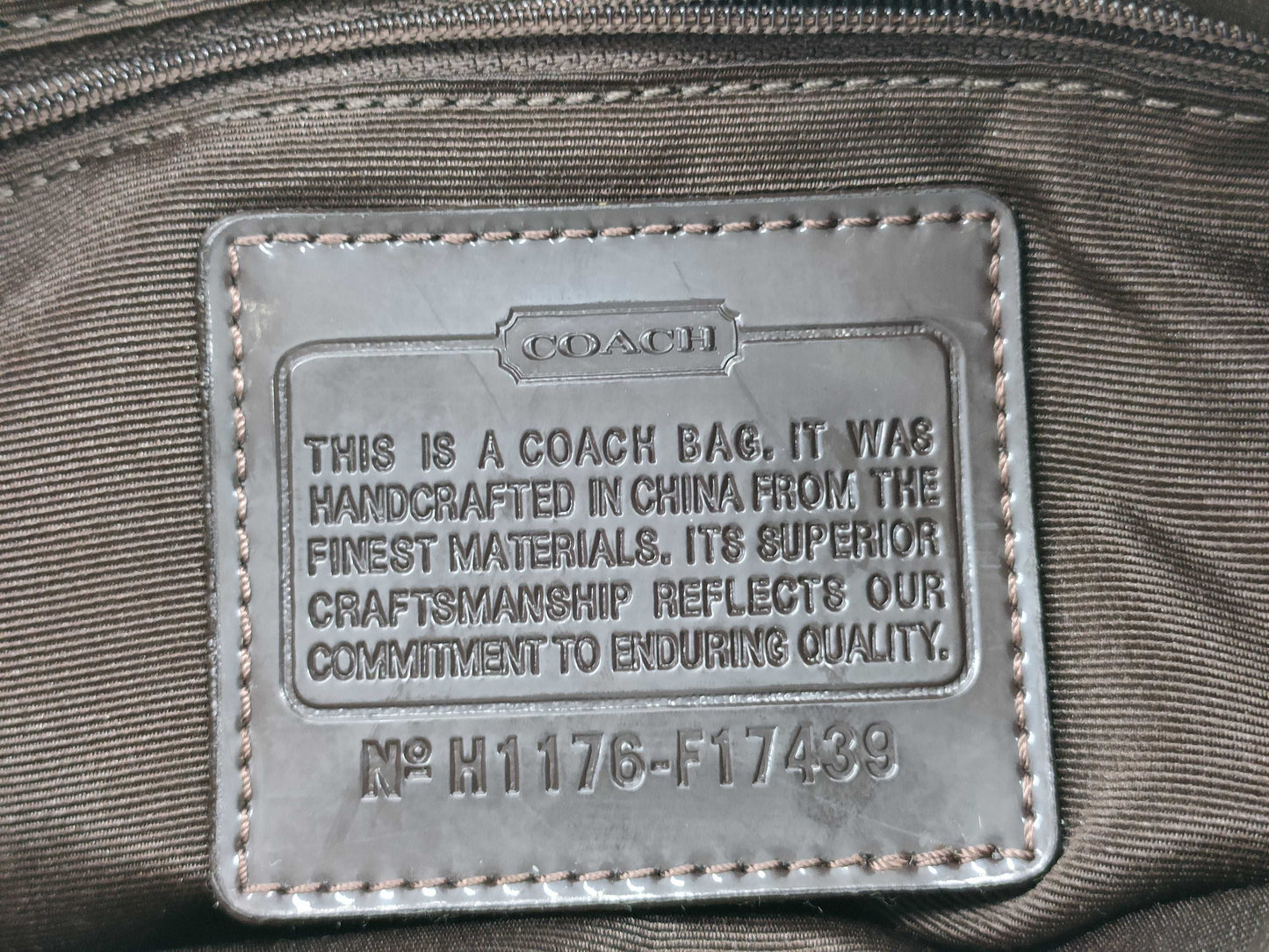 COACH Signature Shoulder Bag