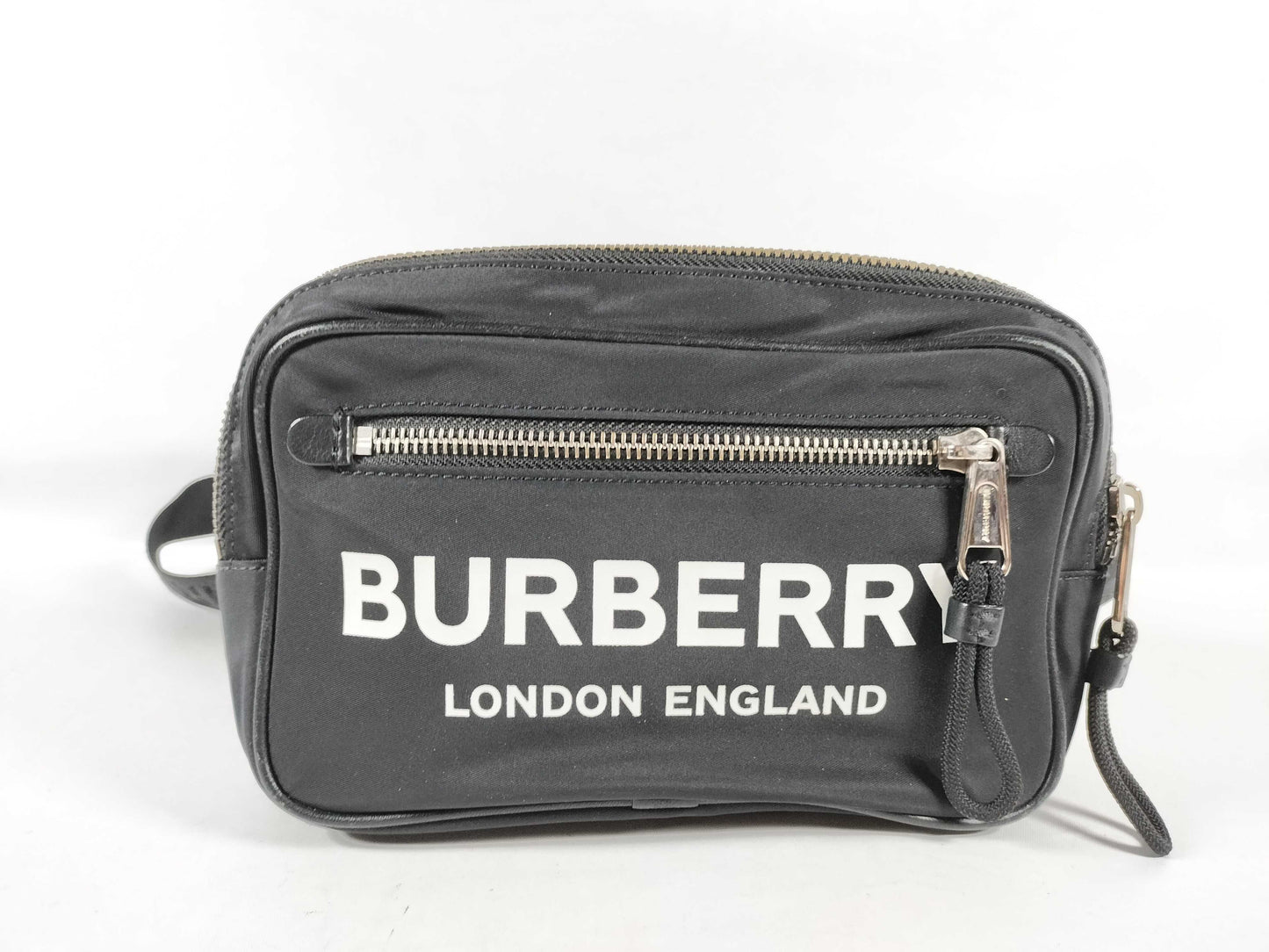 BURBERRY Burberry Nylon Waist Pouch Black Waist Bag