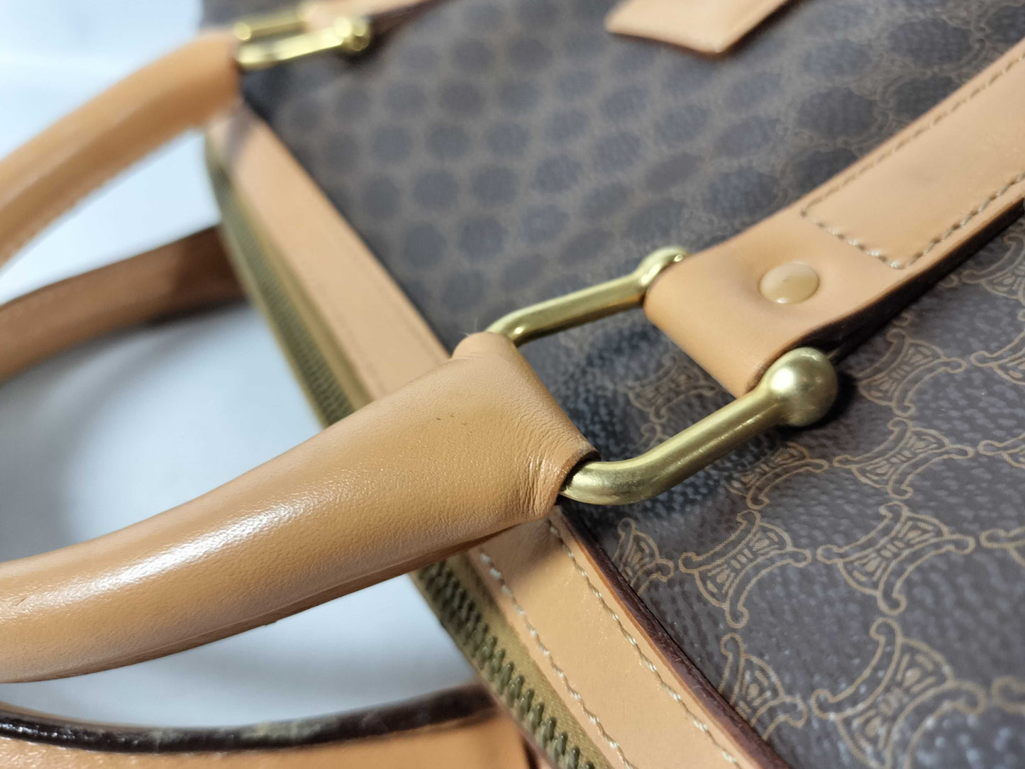 CELINE Macadam Mini Boston Bag