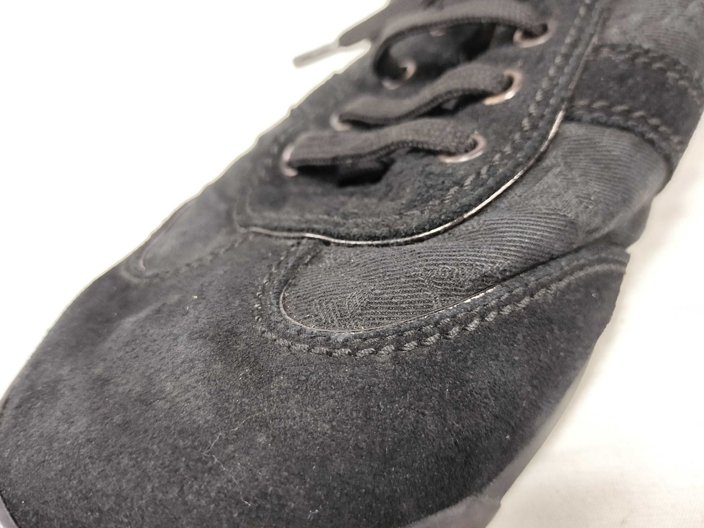 LOUIS VUITTON Louis Vuitton Men's Shoes Black Size 9/43 Sneakers