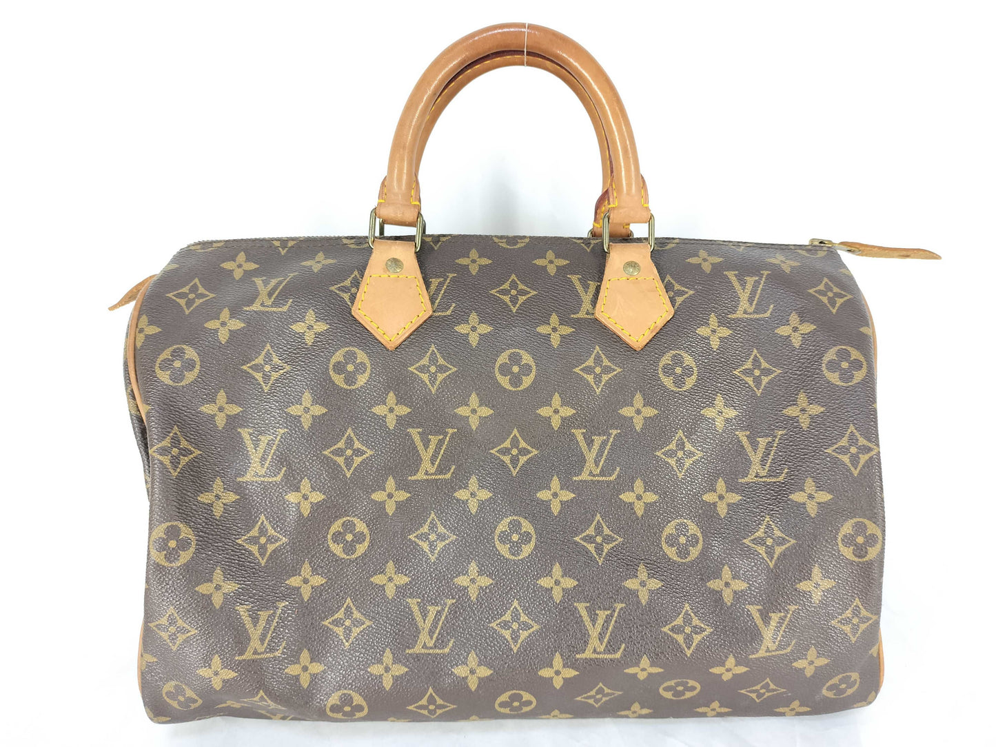 LOUIS VUITTON SA861 Monogram LV Mono Speedy 35 Boston Bag