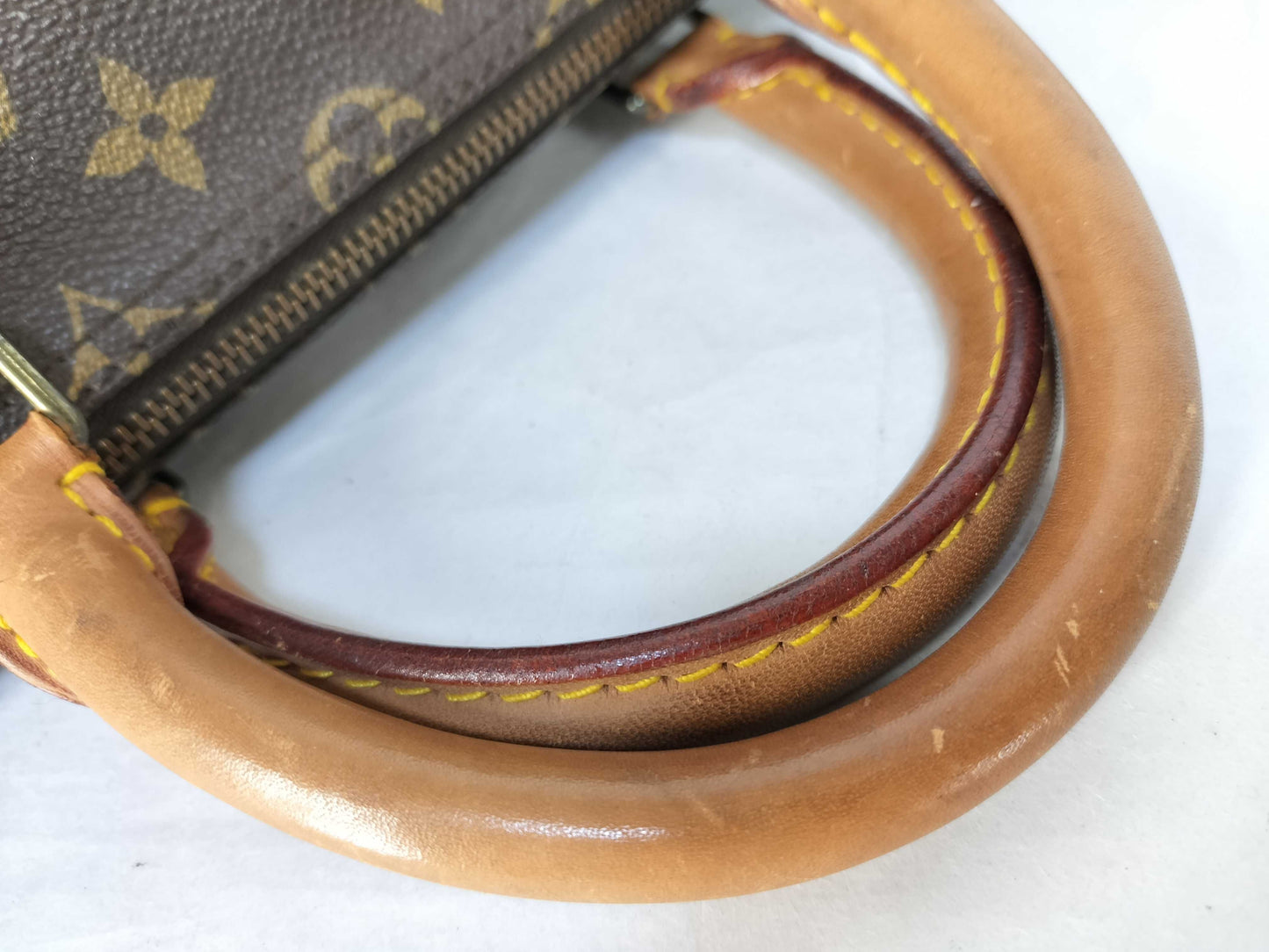 LOUIS VUITTON SA861 Monogram LV Mono Speedy 35 Boston Bag