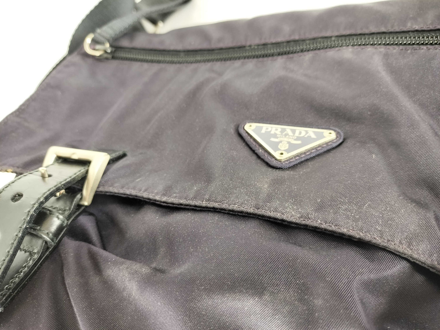 PRADA Nylon Prada Nylon Tessuto Messenger Shoulder Bag