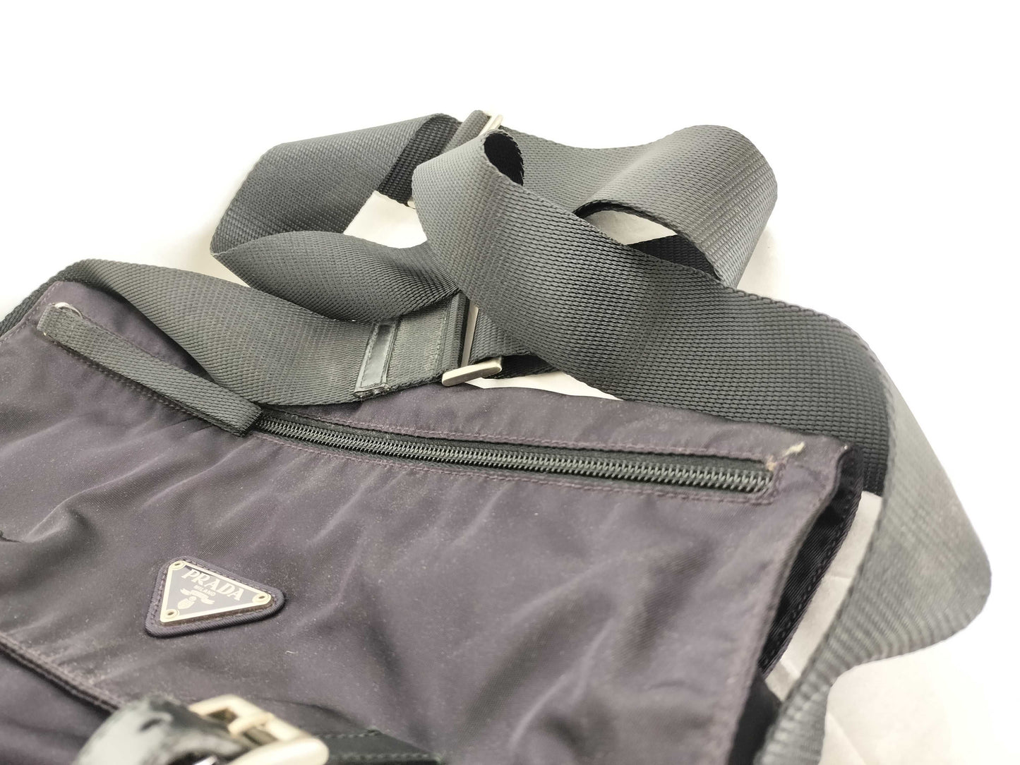 PRADA Nylon Prada Nylon Tessuto Messenger Shoulder Bag