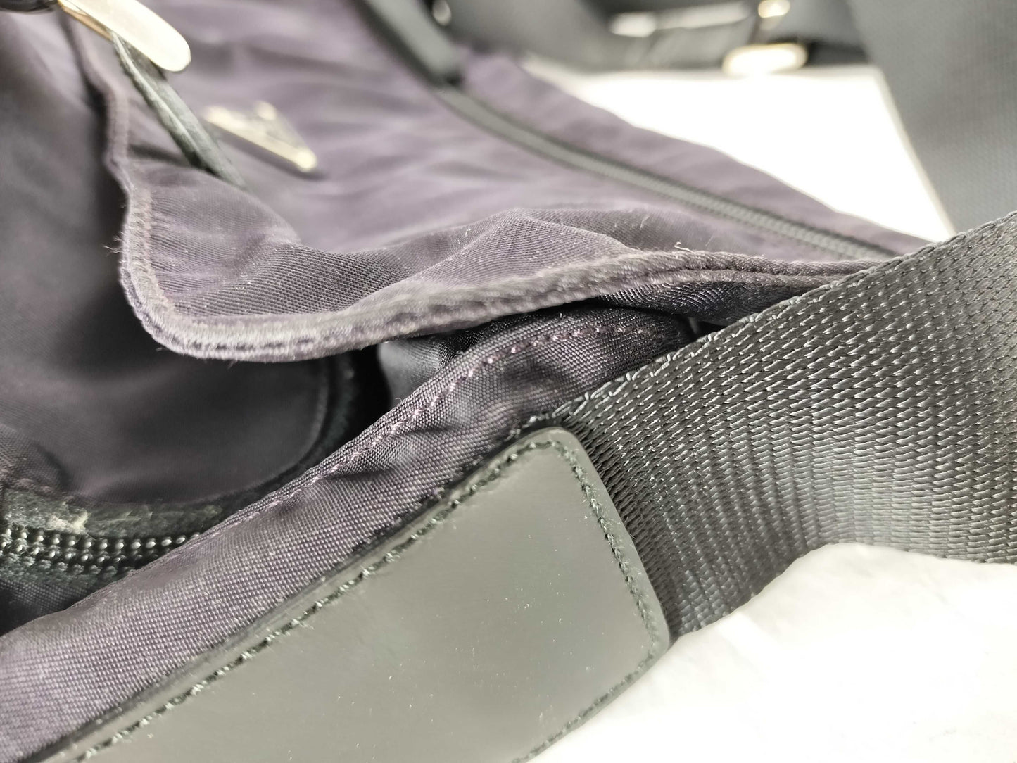 PRADA Nylon Prada Nylon Tessuto Messenger Shoulder Bag