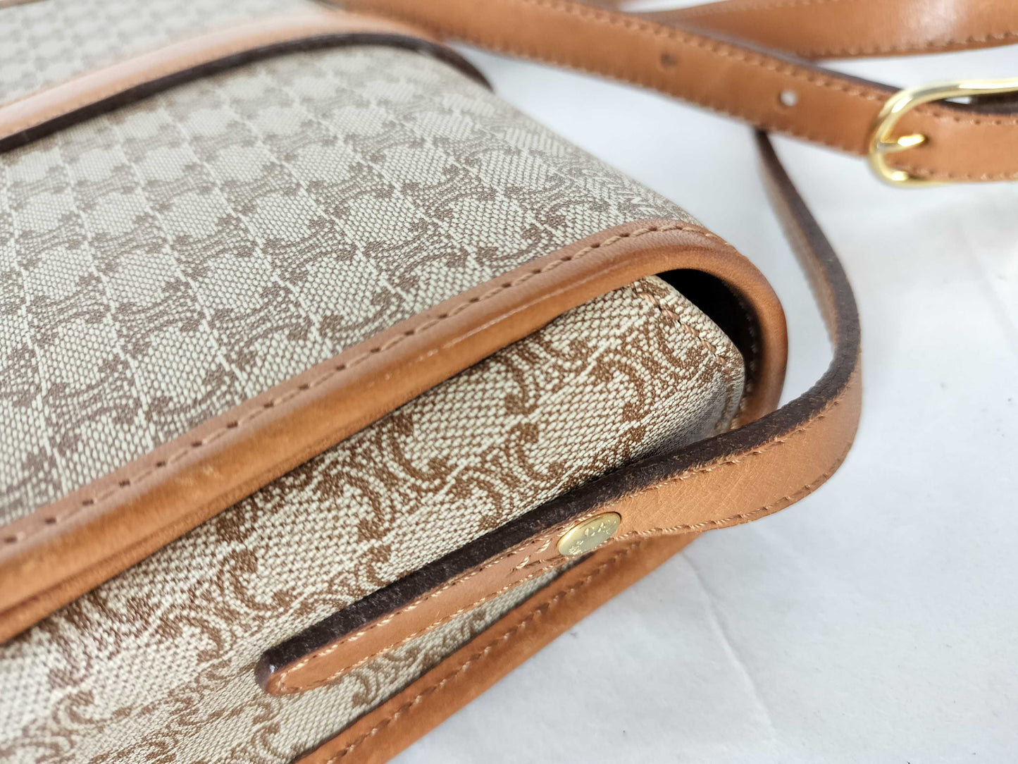 CELINE Macadam PVC Shoulder Bag