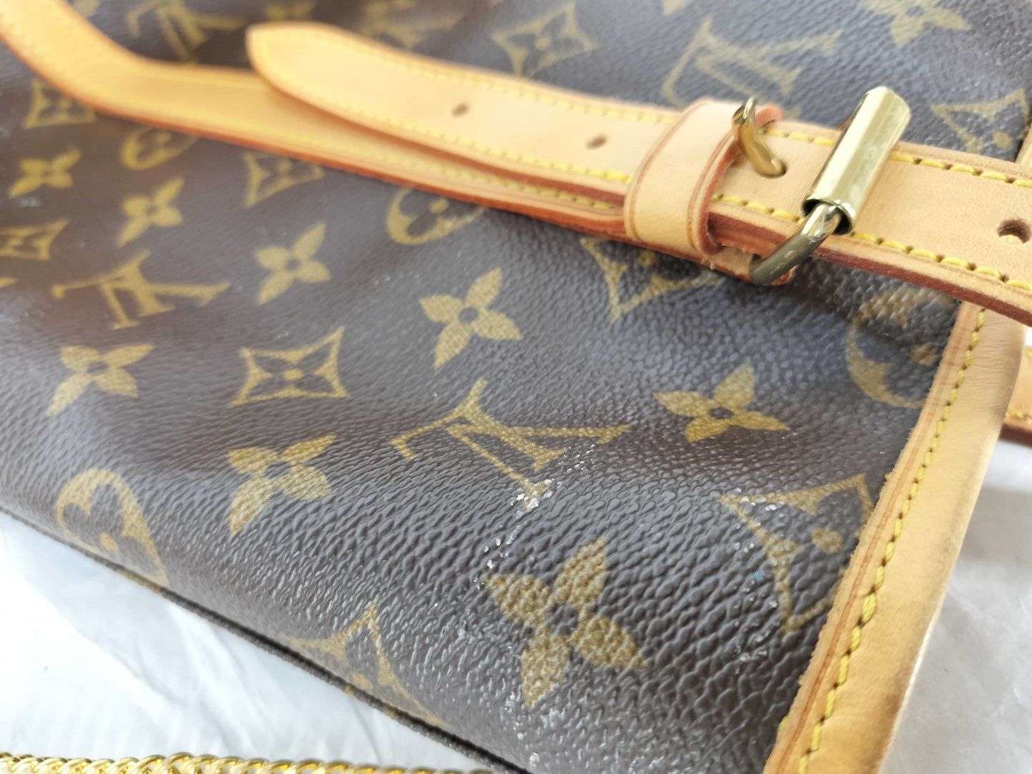 LOUIS VUITTON AR1927 Monogram LV Mono Bucket GM Handbag with Pouch AR1927