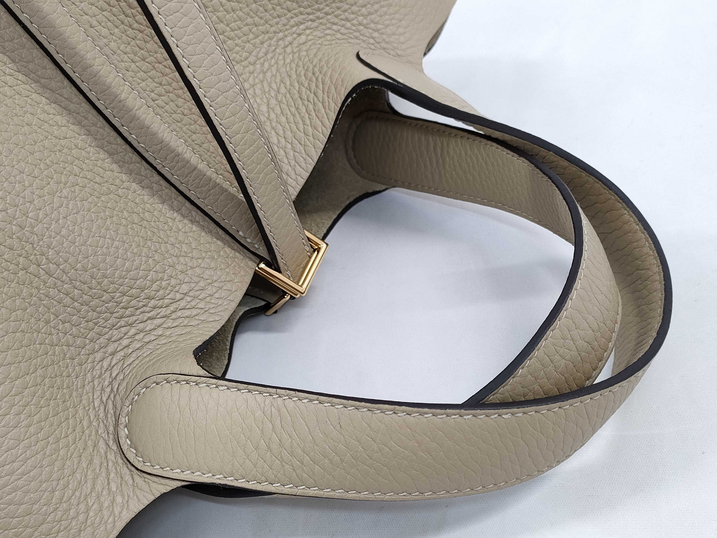 HERMES Picotin Lock 18 PM Trench Bag with Gold Hardware and GP K Stamp