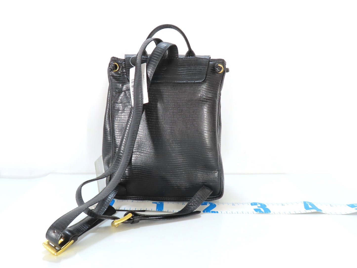 BOTTEGA VENETA Bottega Veneta Leather Lizard Embossed Backpack Bag