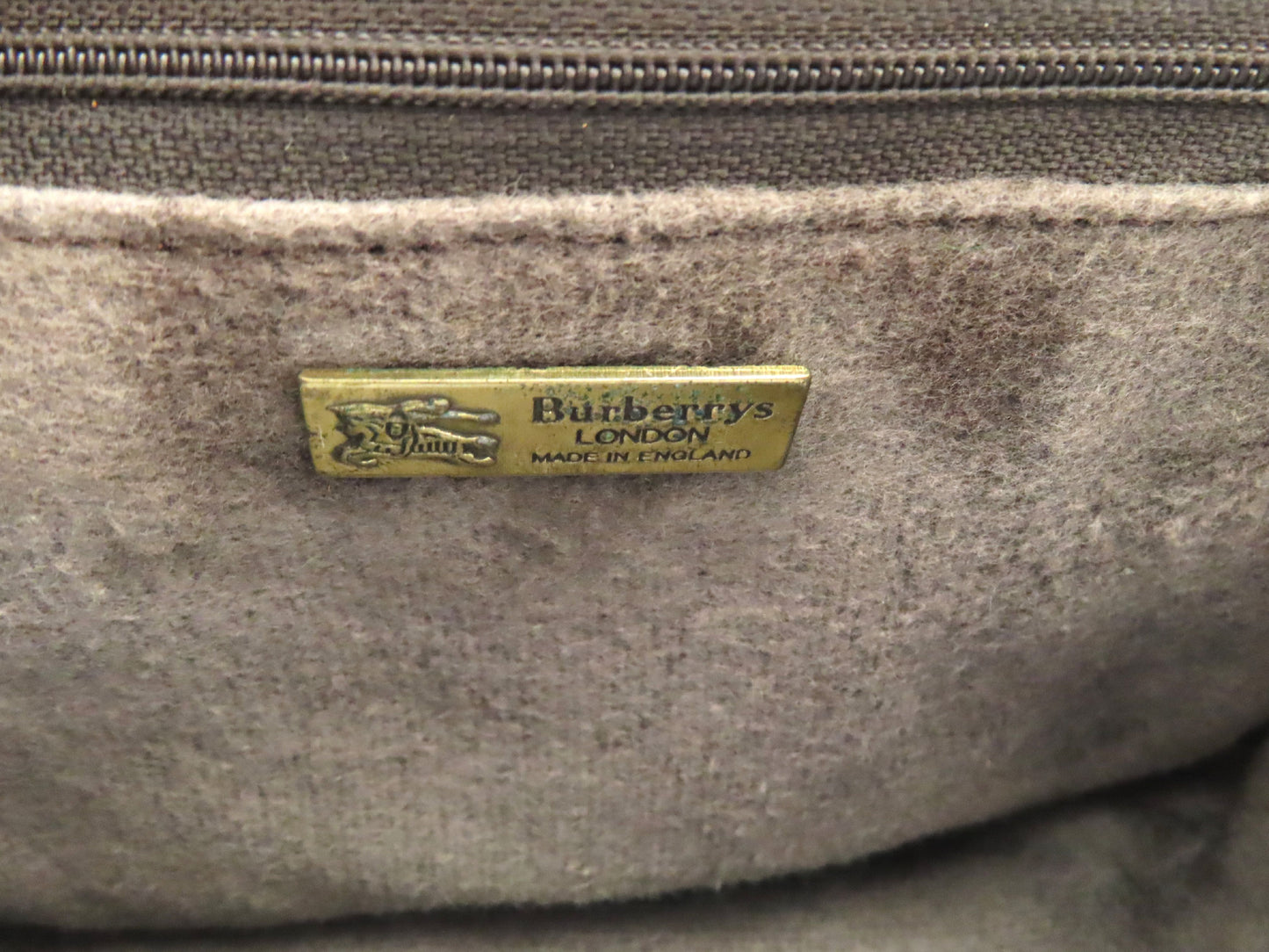 Burberrys PVC Leather Nova Check Shoulder Bag