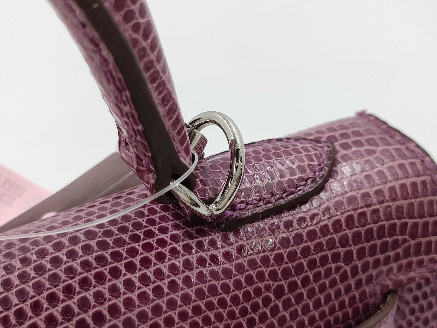 HERMES Kelly Purple Handbag