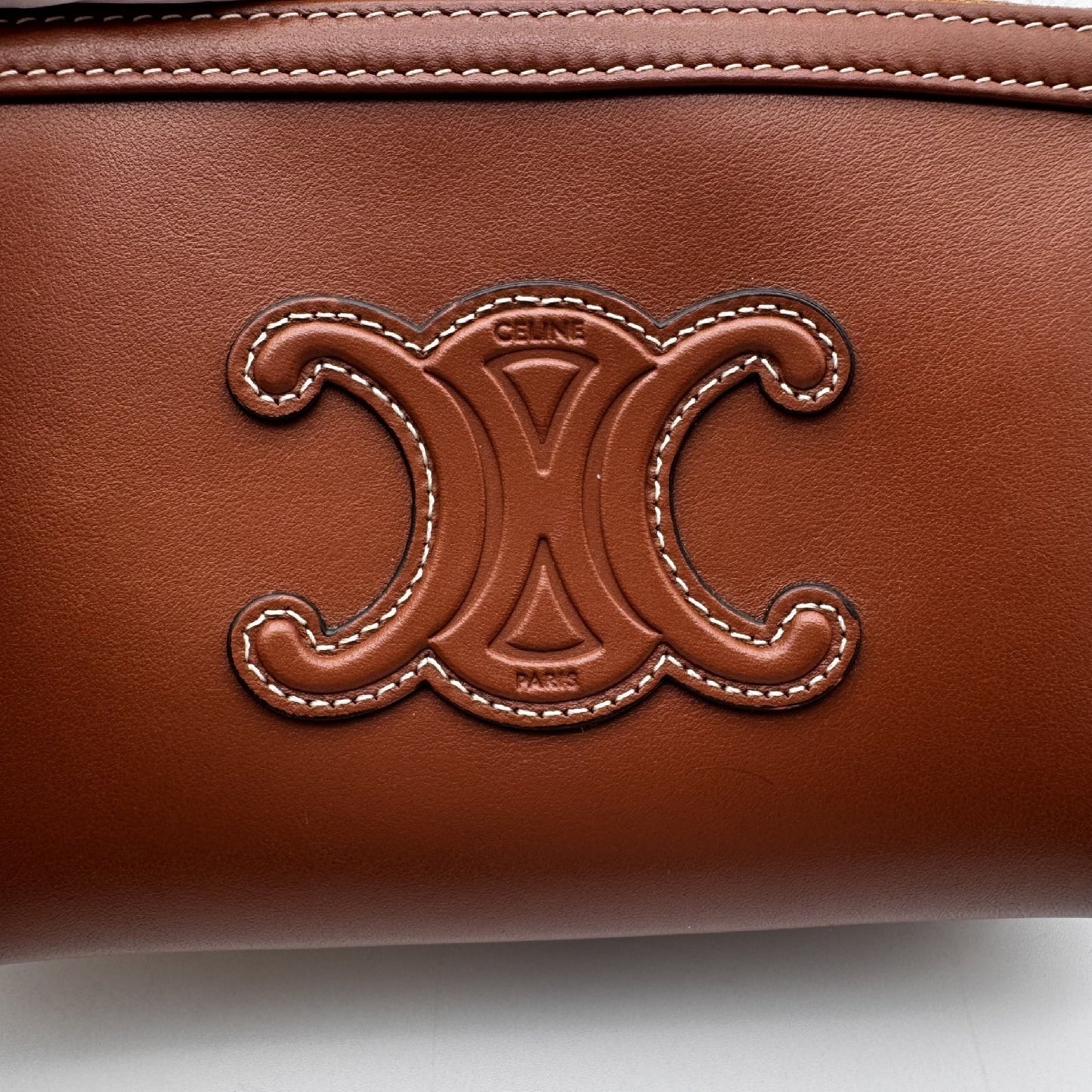 CELINE Clutch Cuir Triomphe Shoulder Bag Model Number: 10E383DR804LU Box, Dust Bag, and Shopper Included
