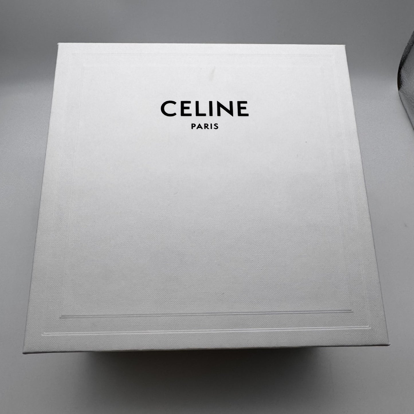 CELINE Clutch Cuir Triomphe Shoulder Bag Model Number: 10E383DR804LU Box, Dust Bag, and Shopper Included