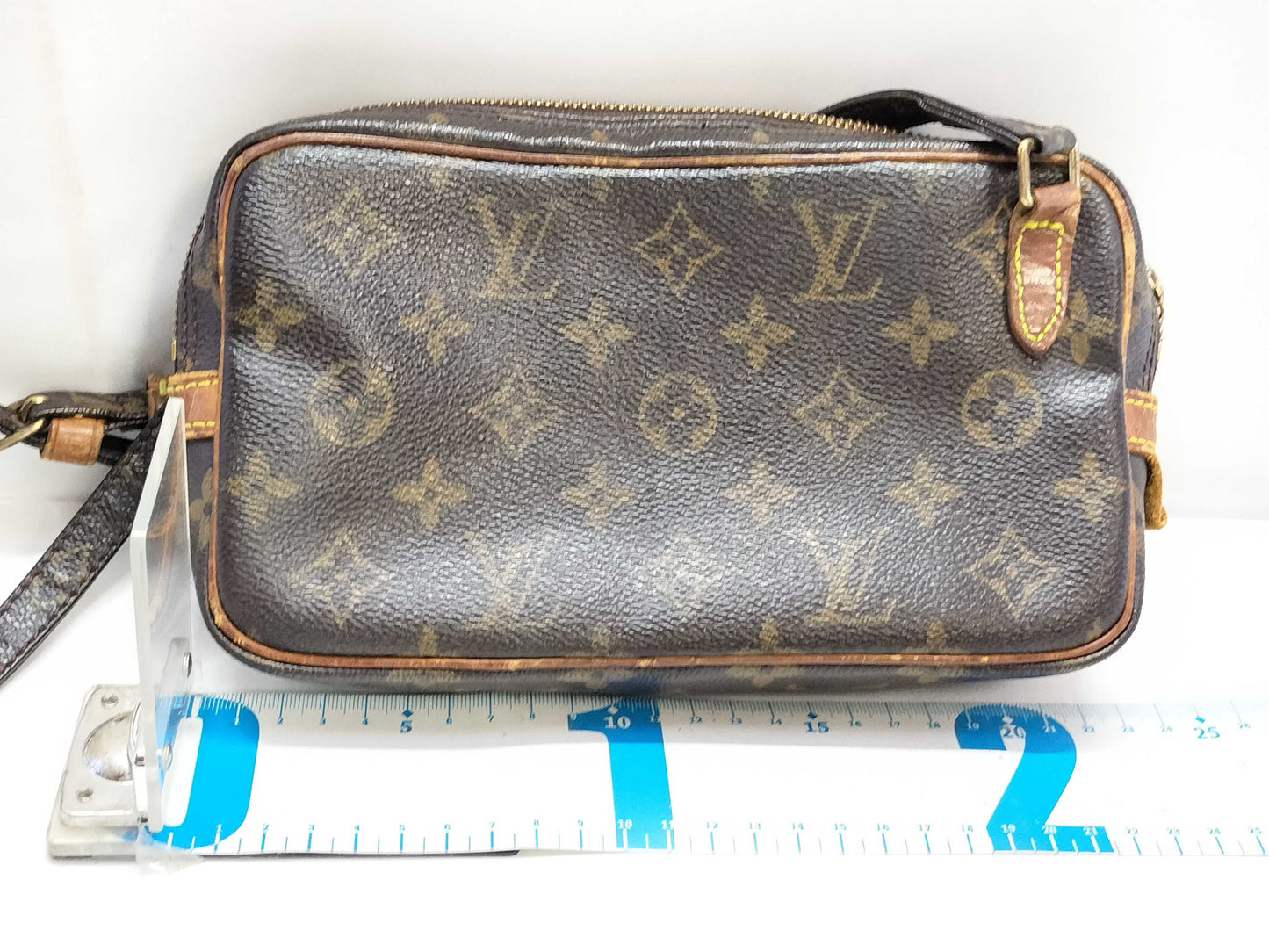 LOUIS VUITTON Monogram Pochette Marly Bandouliere M51828 Brown Shoulder Bag