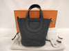 HERMES In the Loop 18 Noir Taurillon Noir Silver Hardware K Stamp Unused Handbag