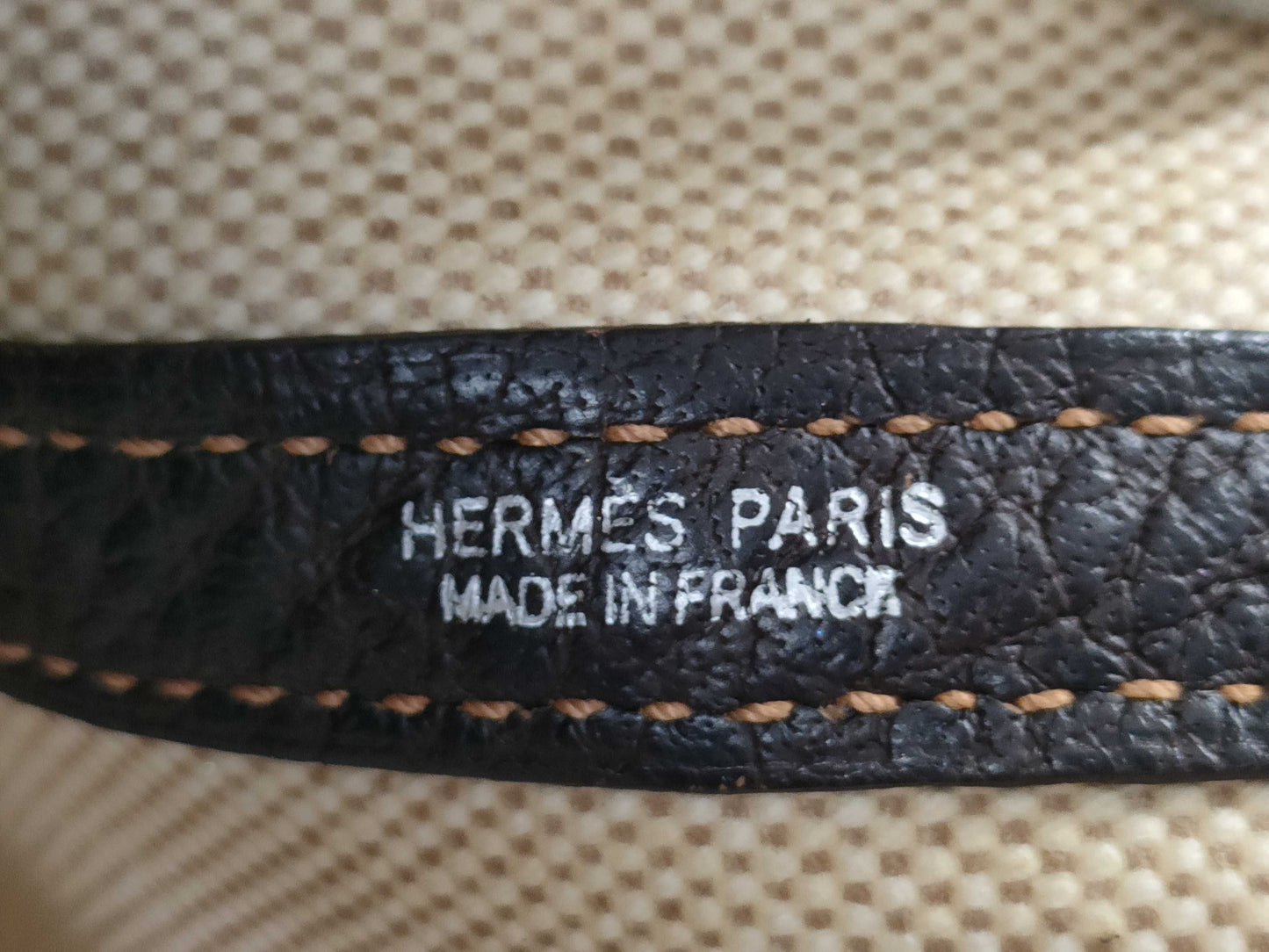 HERMES Garden Party PM Toile J Tote Bag