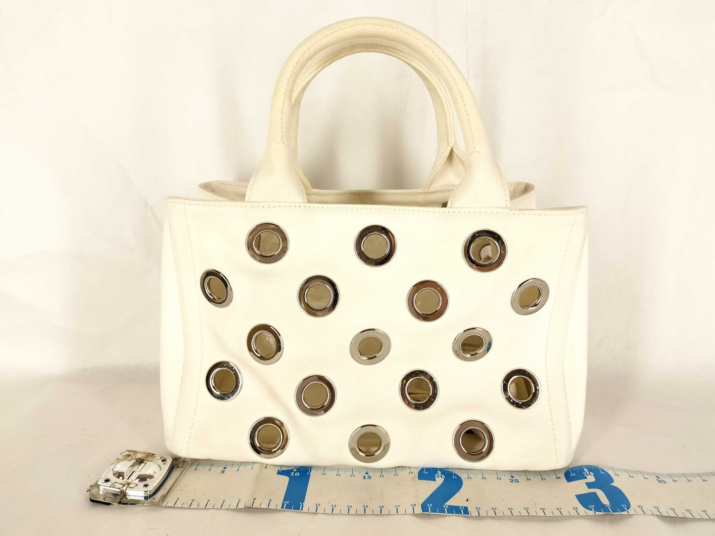 PRADA Prada Canapa Mini 2-Way Handbag Shoulder Bag Handbag