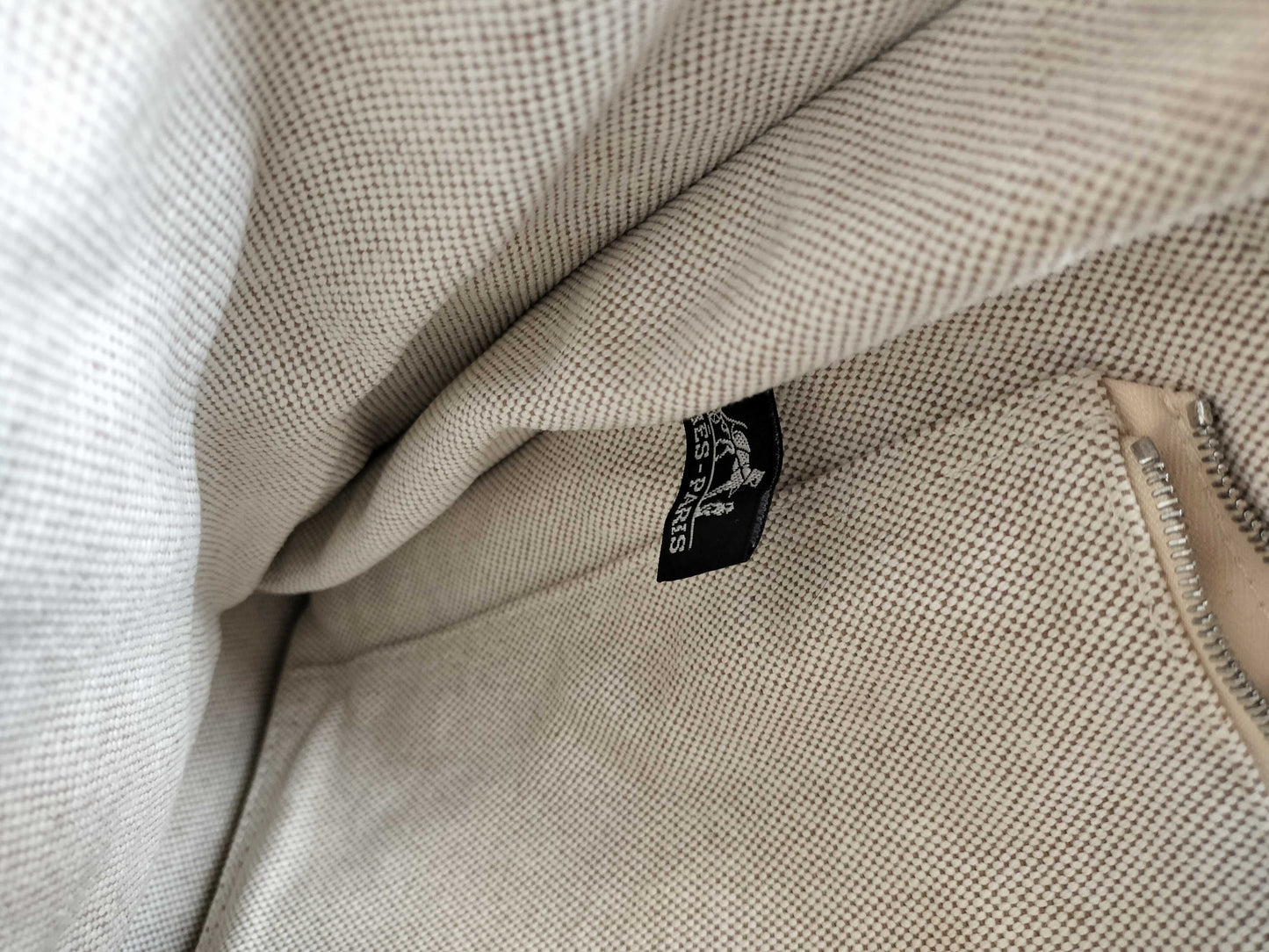 HERMES Foul Tote Hermes New Foul Tote MM Tote Bag Beige