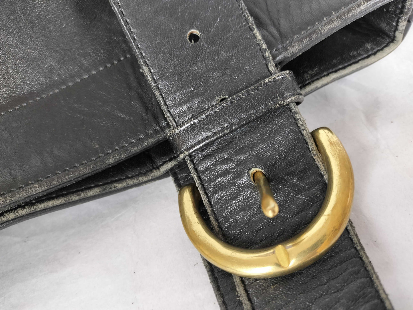 COACH COACH Leather Bag Black Tote Bag