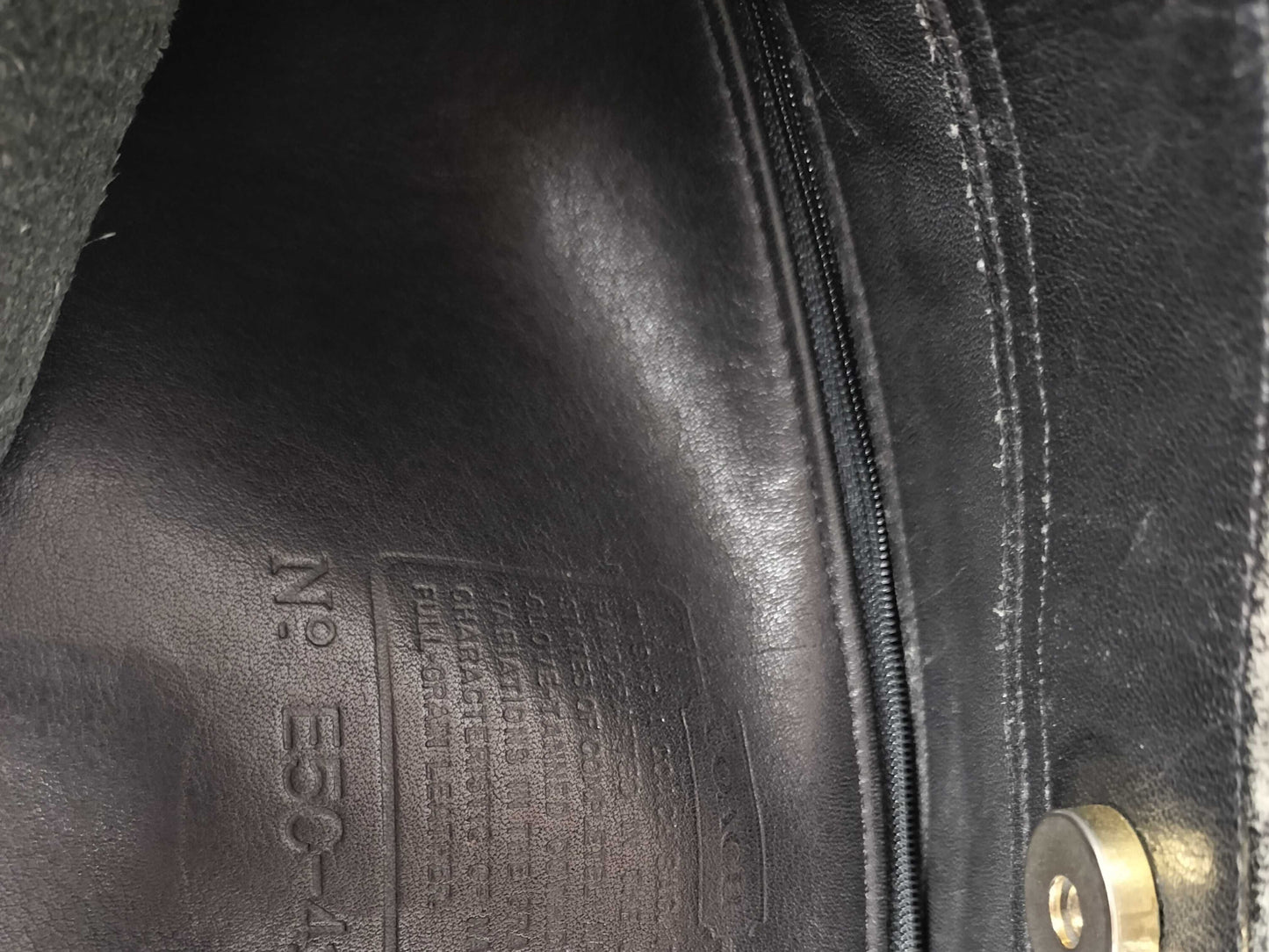 COACH COACH Leather Bag Black Tote Bag