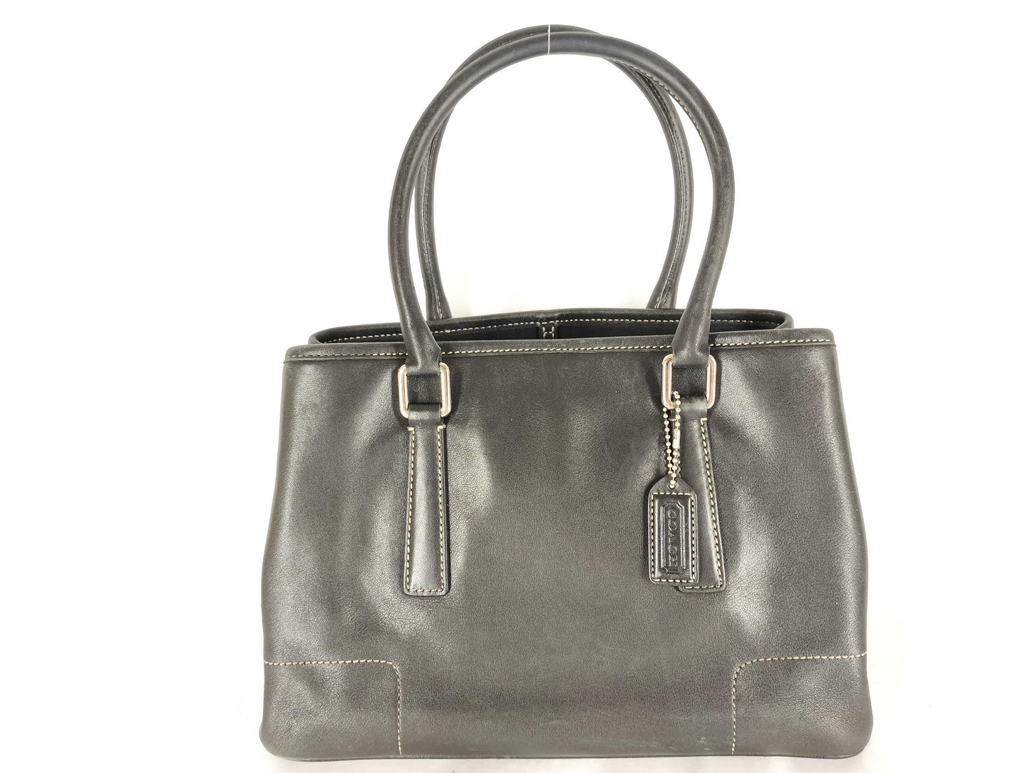 COACH COACH Leather Bag Black Tote Bag
