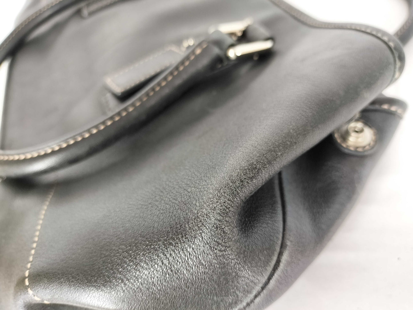 COACH COACH Leather Bag Black Tote Bag