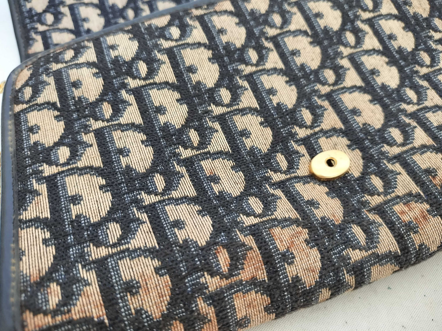 Dior Trotter Vintage Christian Dior Trotter Chain Shoulder Bag