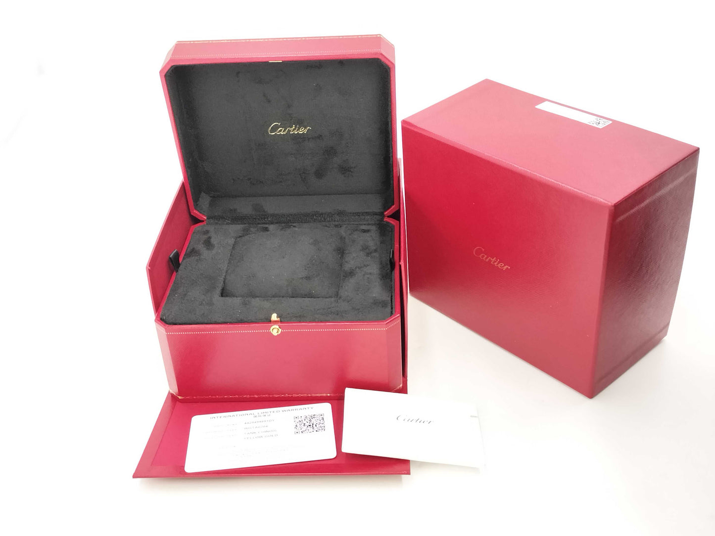 Cartier Tank Chinoise WGTA0204 4429499891DY Manual Winding 18K Gold Women's Watch