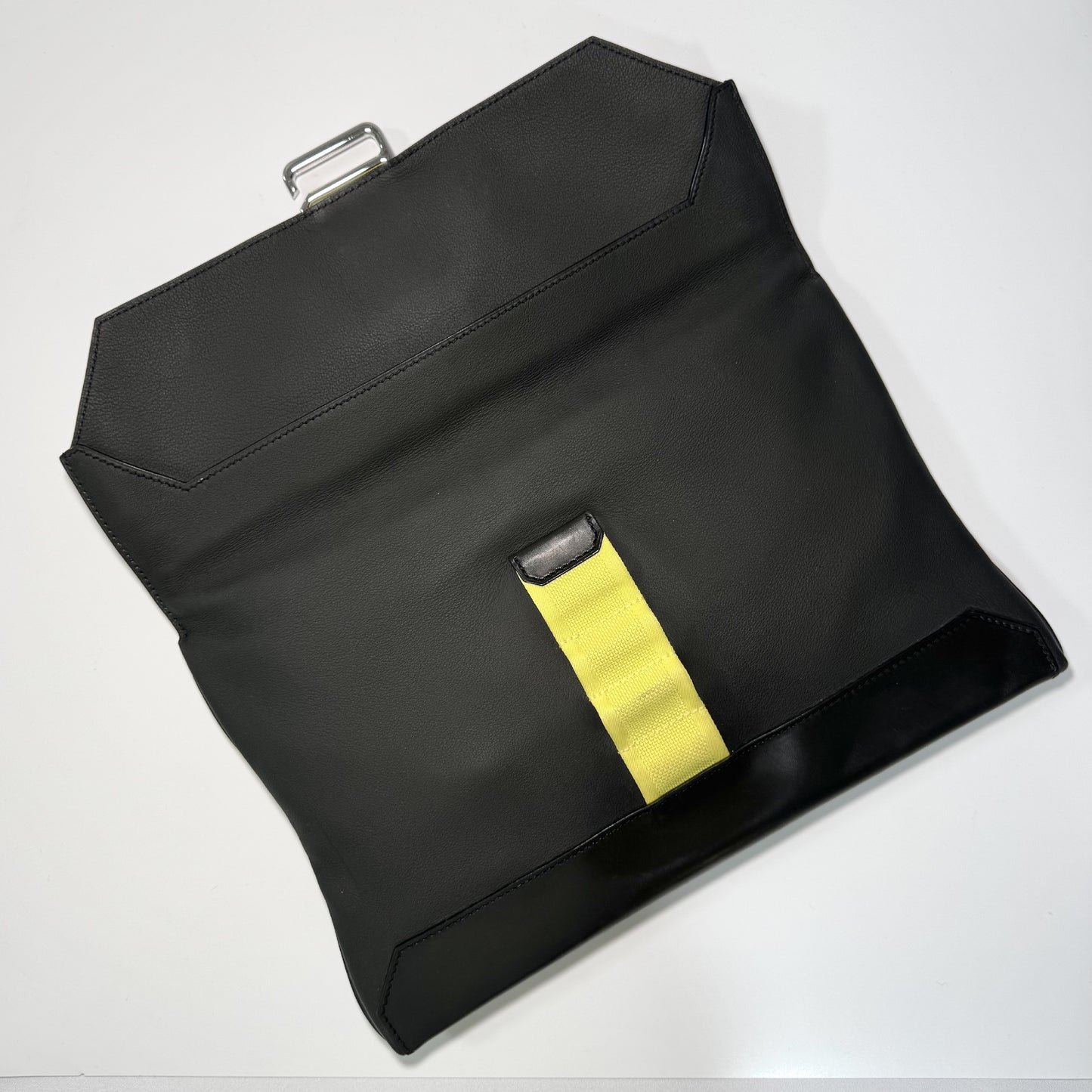 HERMES City Slide Taurillon Cristobal Vache Hunter X Stamp Clutch Bag W33cm x H22cm x D1.5cm