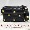 VALENTINO Roman Studs Nappa Leather Crossbody Bag, Men's, W23cm x H15cm x D4cm x Shoulder Strap 97cm