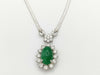 E9.86ct D3.90ct PT900/PT850 25.6g Necklace