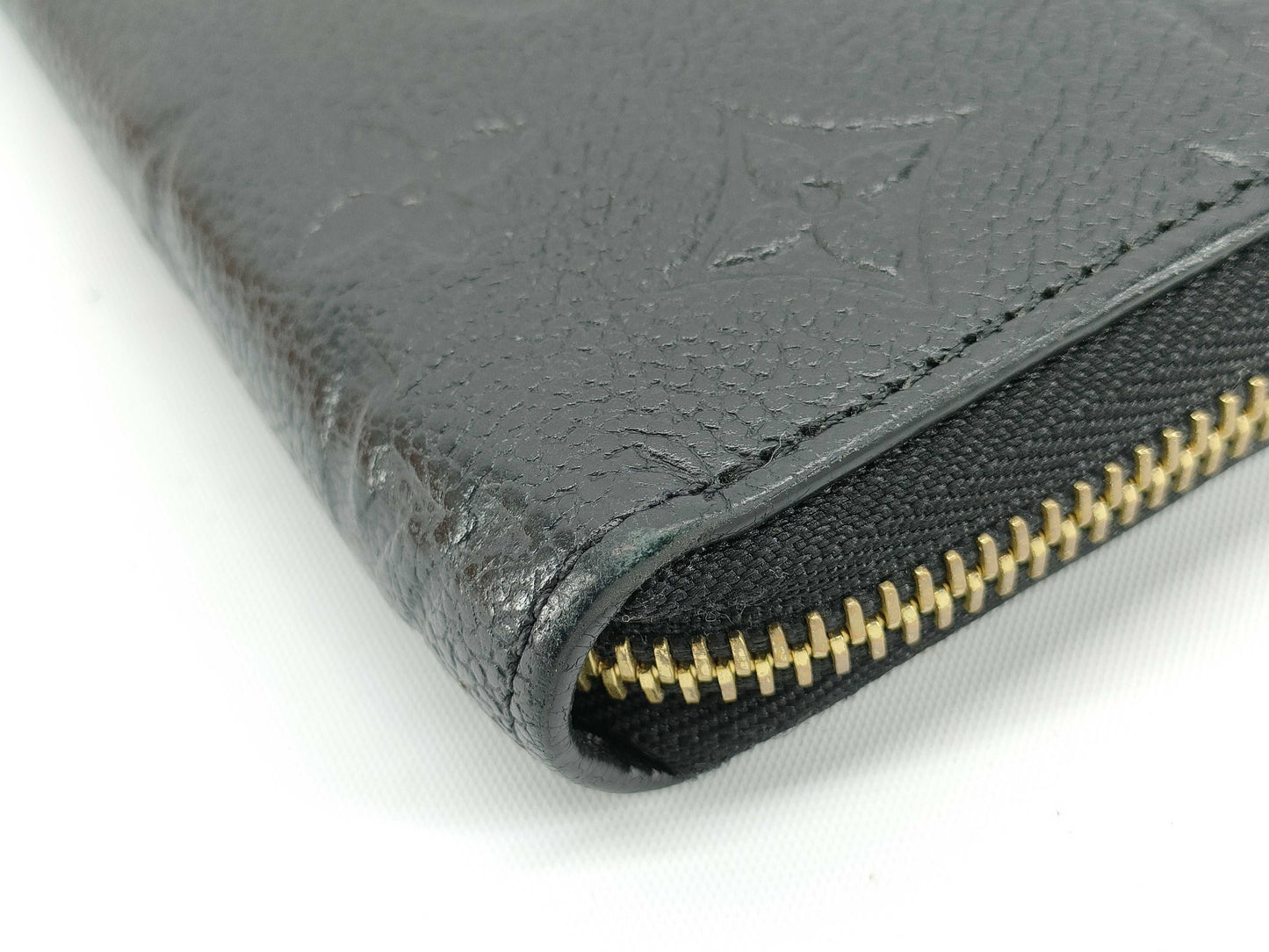 LOUIS VUITTON RFID Unverified SP3110 Louis Vuitton Monogram Empreinte Zippy Wallet Noir Round Zipper Long Wallet Black M60571 Wallet