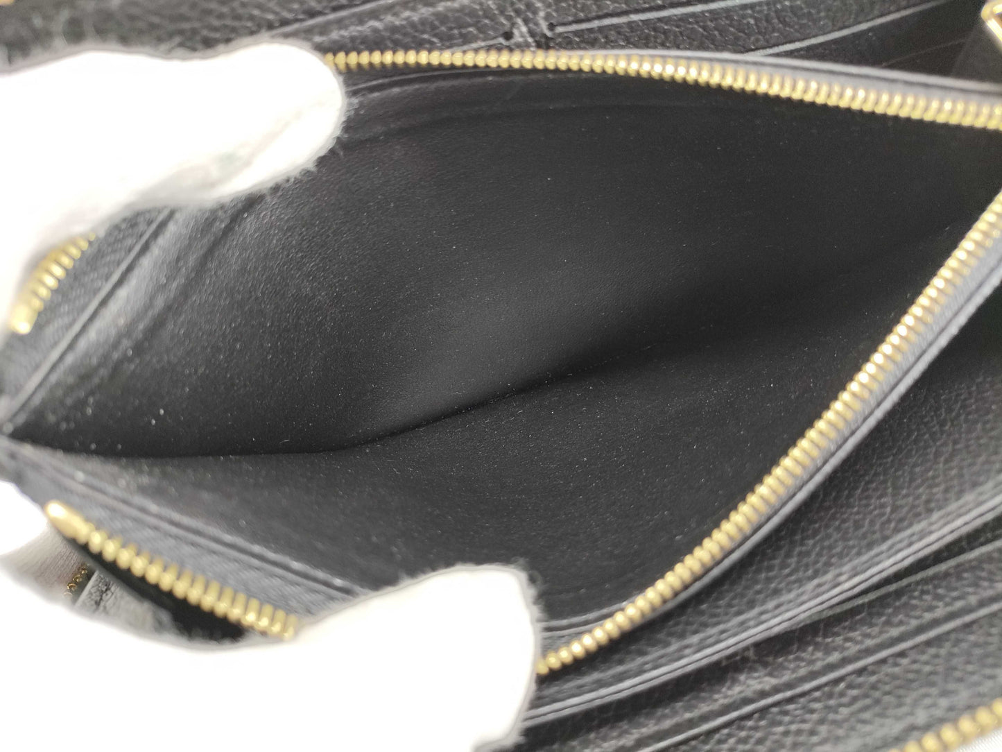 LOUIS VUITTON RFID Unverified SP3110 Louis Vuitton Monogram Empreinte Zippy Wallet Noir Round Zipper Long Wallet Black M60571 Wallet