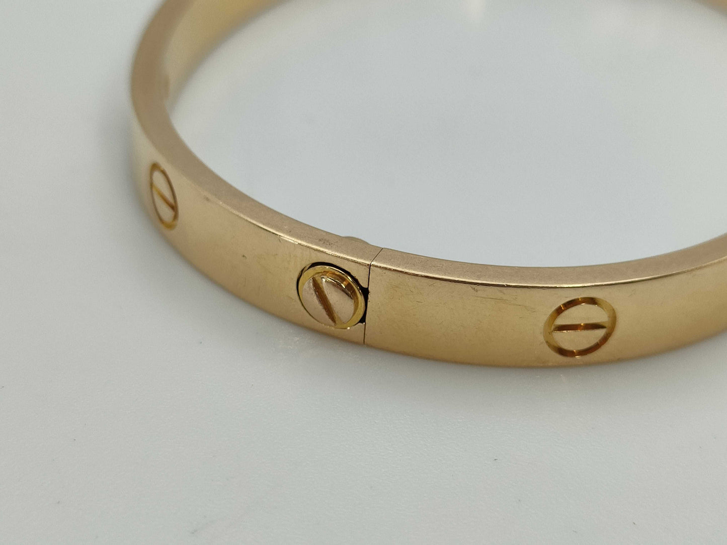 Cartier New Love Bracelet #17 4PD Au750 31.2g Bracelet/Bangle
