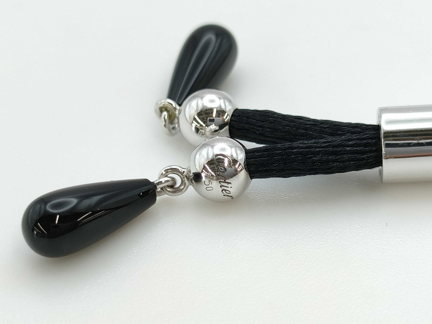 Cartier Panthère Onyx Diamond Necklace in WG 750