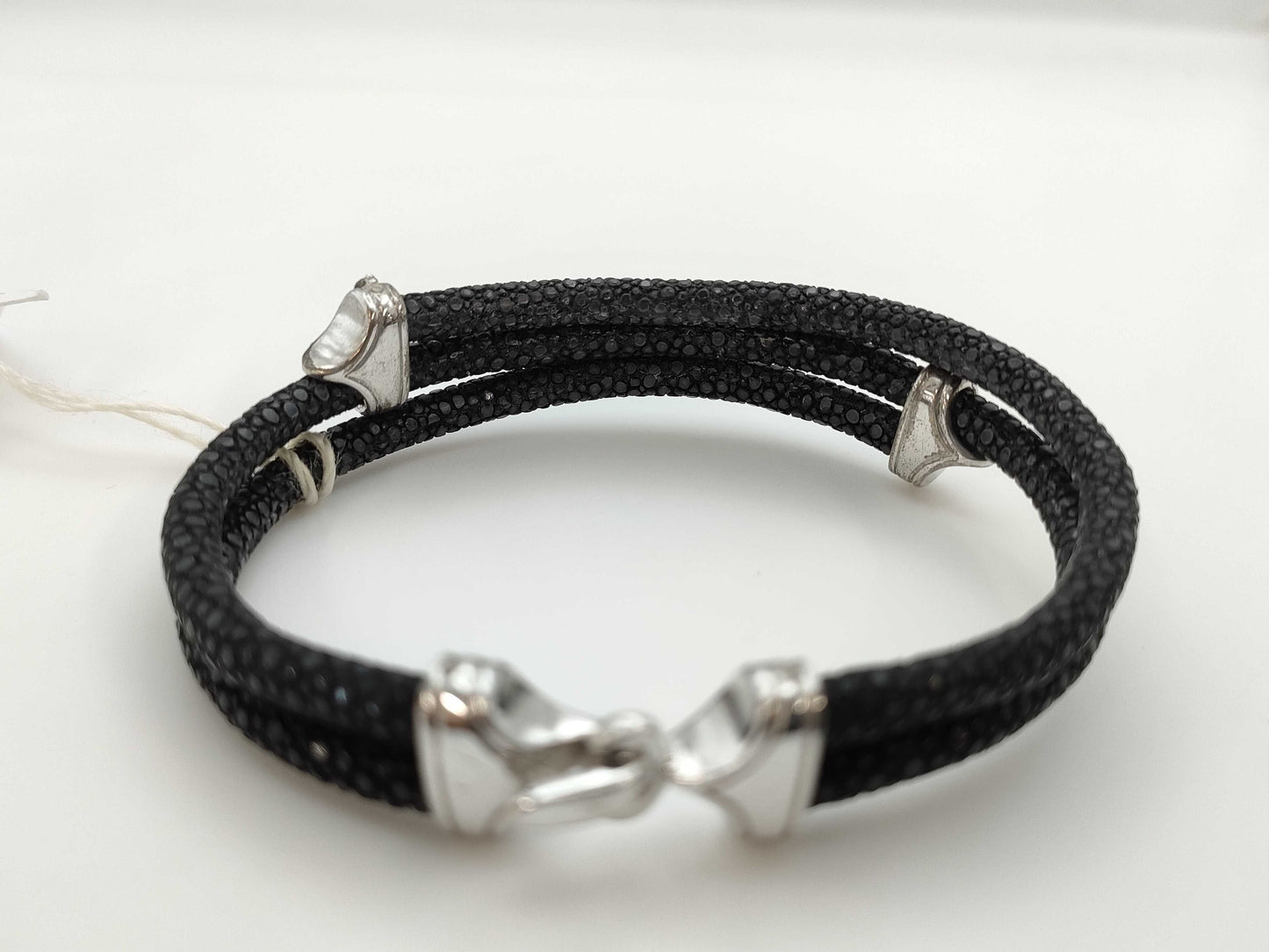 Sting HD SV/Leather Bracelet with Colored Stones 0.65 14.7g Bracelet/Bangle