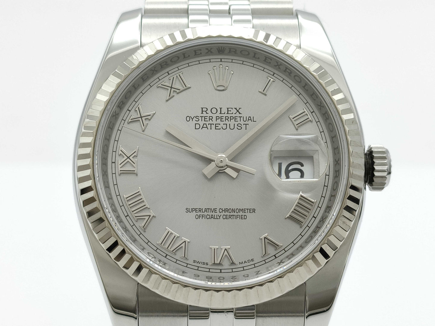 ROLEX 116234 Z520864 Silver Roman Men's Watch