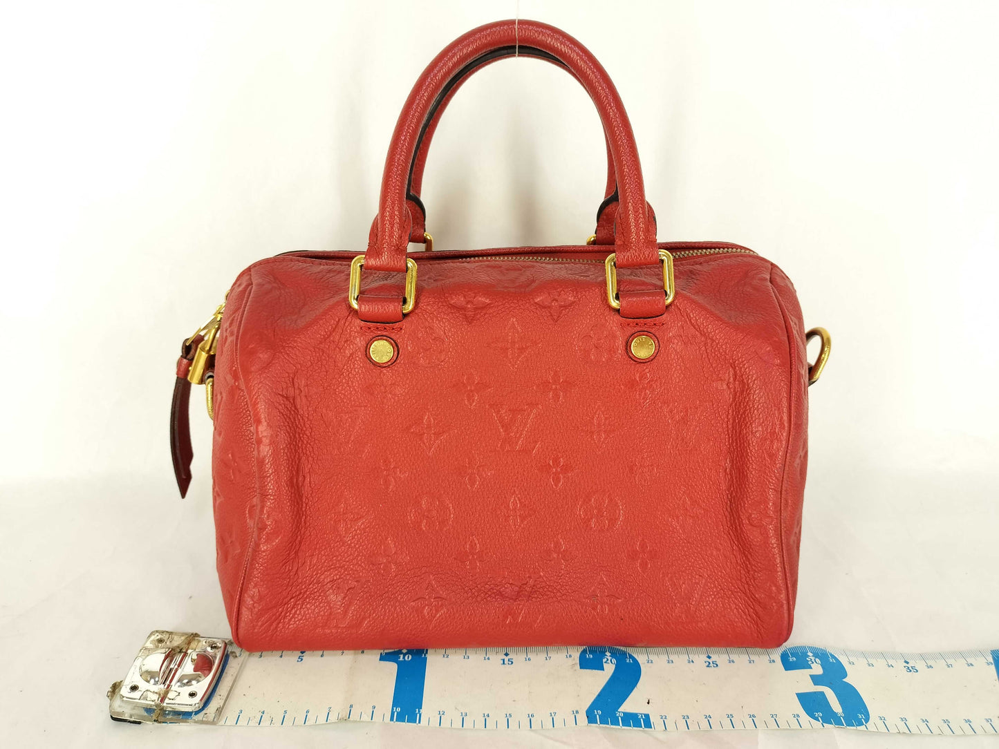 LOUIS VUITTON AH2184 Monogram Empreinte Louis Vuitton Empreinte Speedy 25 Boston Bag
