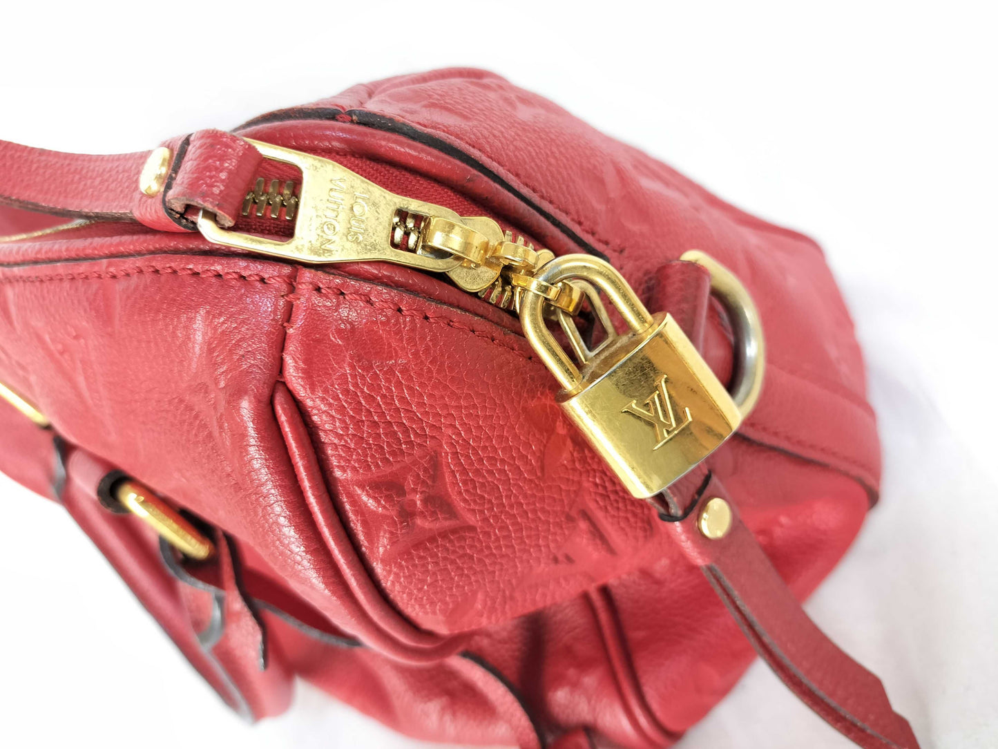 LOUIS VUITTON AH2184 Monogram Empreinte Louis Vuitton Empreinte Speedy 25 Boston Bag