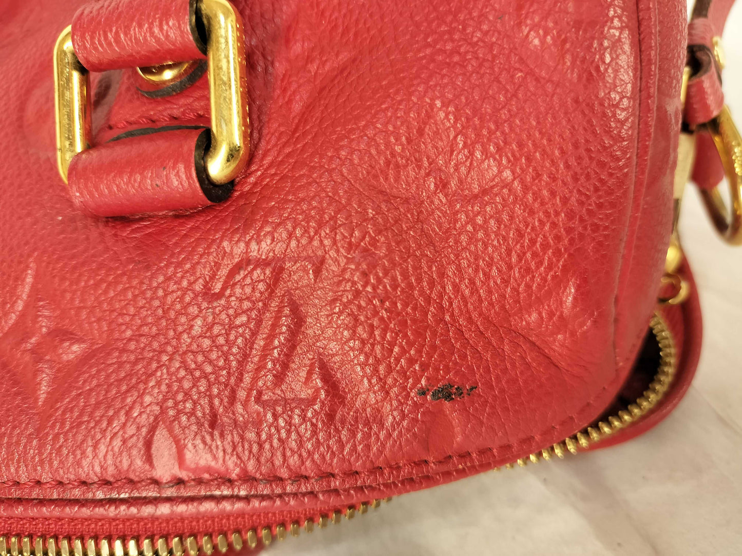 LOUIS VUITTON AH2184 Monogram Empreinte Louis Vuitton Empreinte Speedy 25 Boston Bag